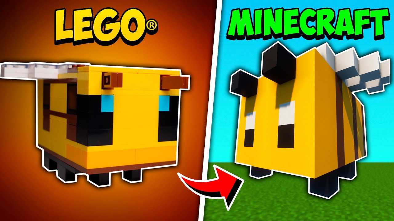 Rakensin LEGO® Minecraft® tuotteita Minecraftissä!