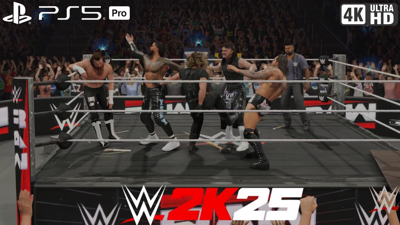 WWE 2K25 SHOCKER Jey Uso Survives 5 Man Battle Royale