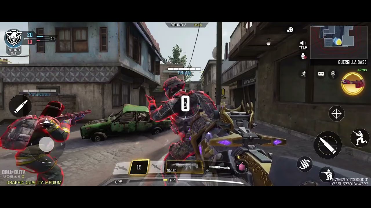 M4- block gold Royal skin Ghost Cold Biter skin Call of duty mobile 