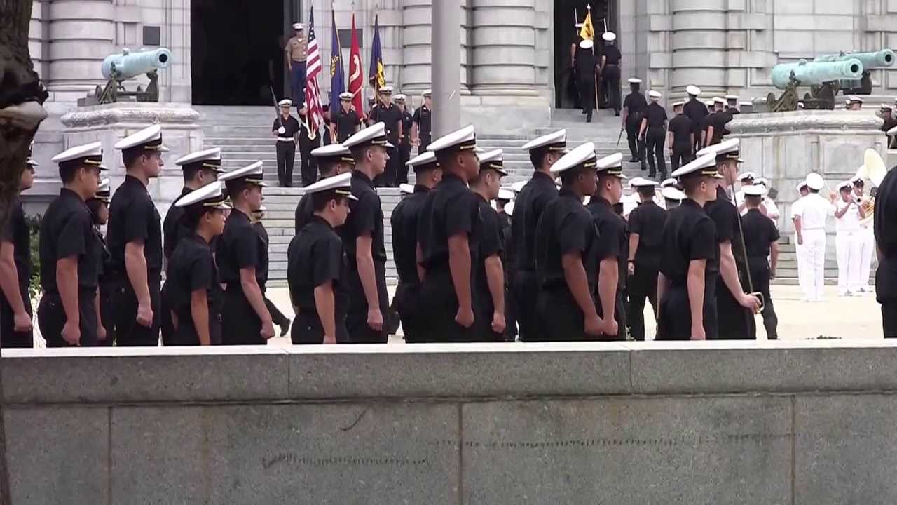 USNA Lunch Formation Sept 2013