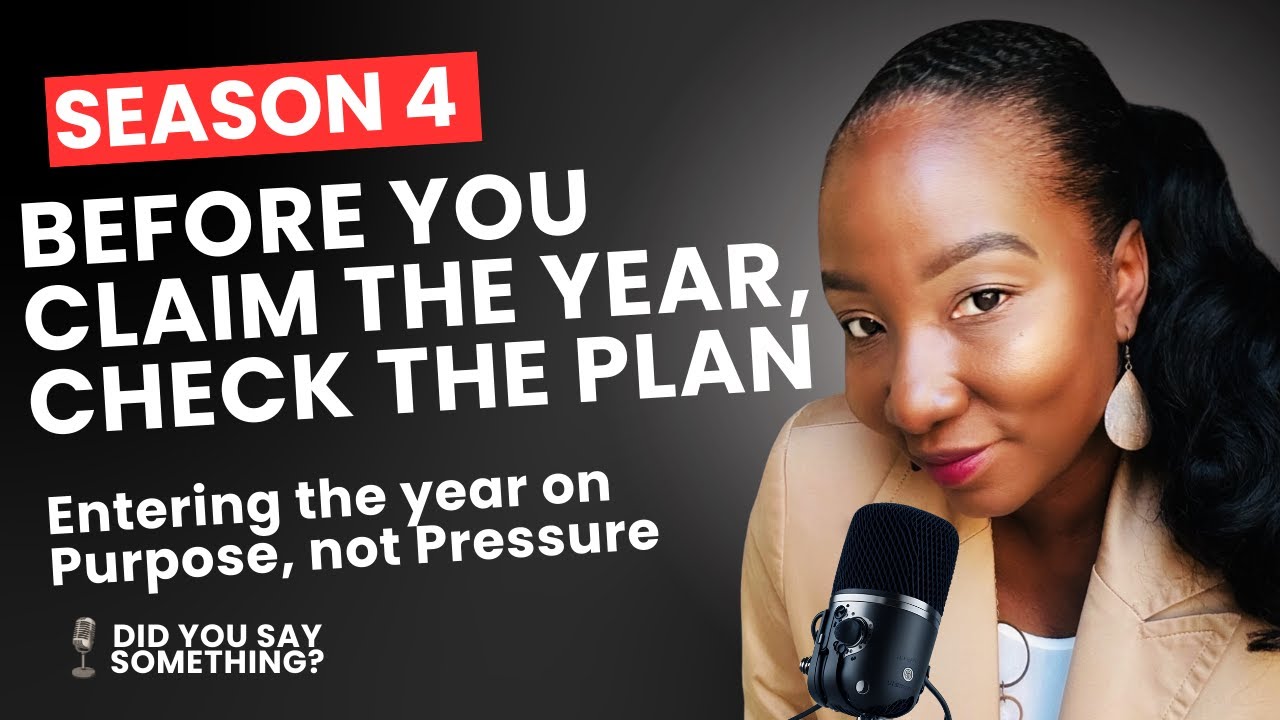 Entering the Year on Purpose Not Pressure