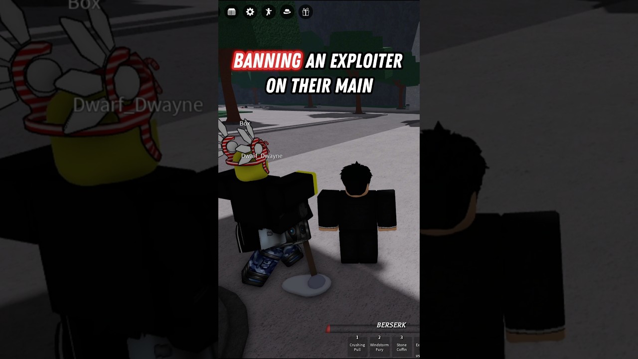I got an exploiter's MAIN account BANNED 😭