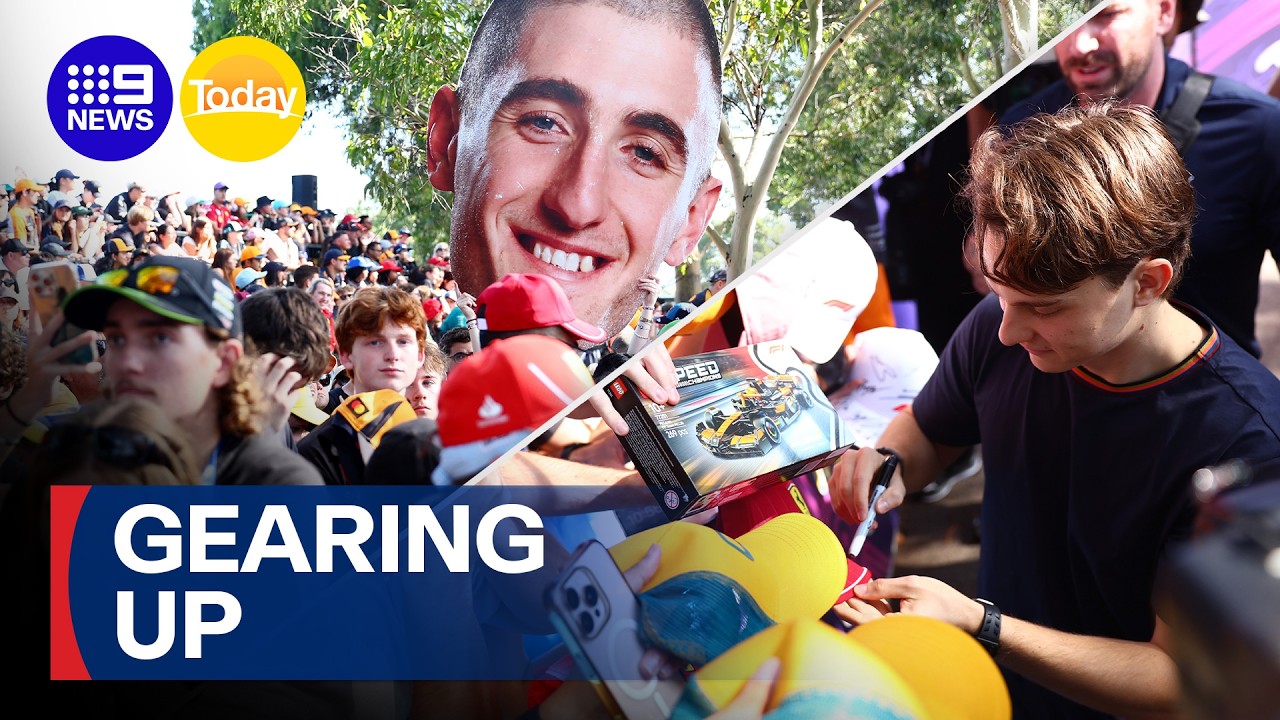 F1 fever spreads through Melbourne | 9 News Australia