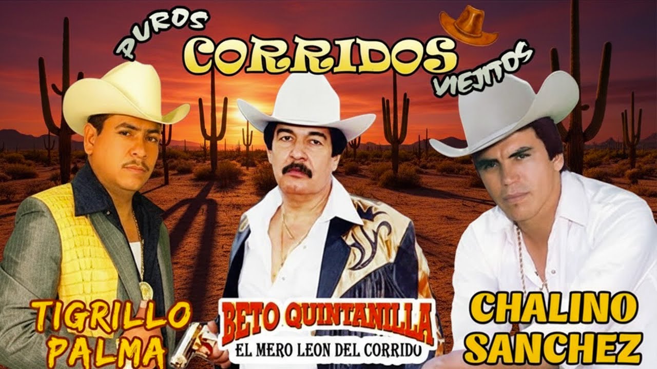 Chalino Sanchez, Beto Quintanilla y Tigrillo Palma Mix Para Pistear || Corridos Viejitos Mix 2026