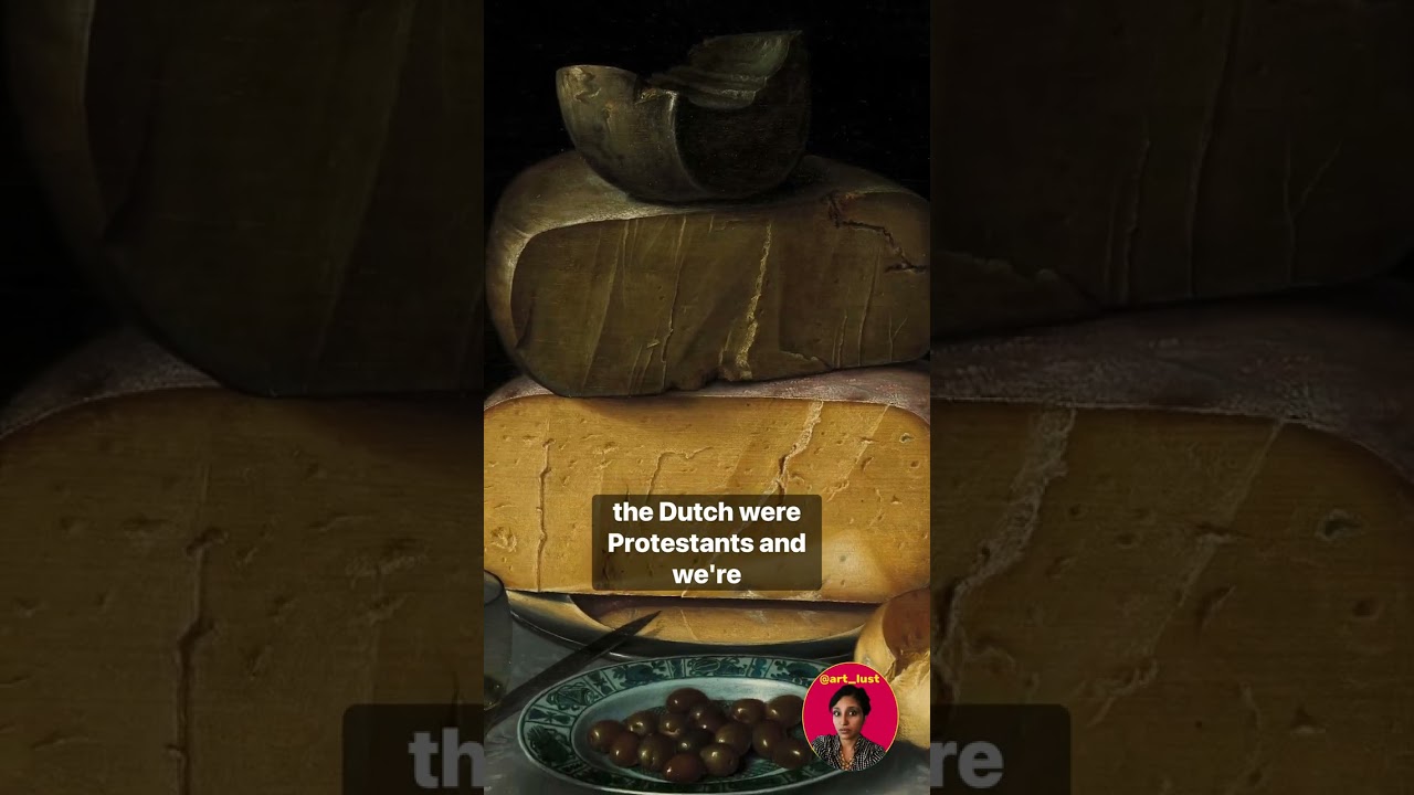 Dutch Cheese Still Life Painting