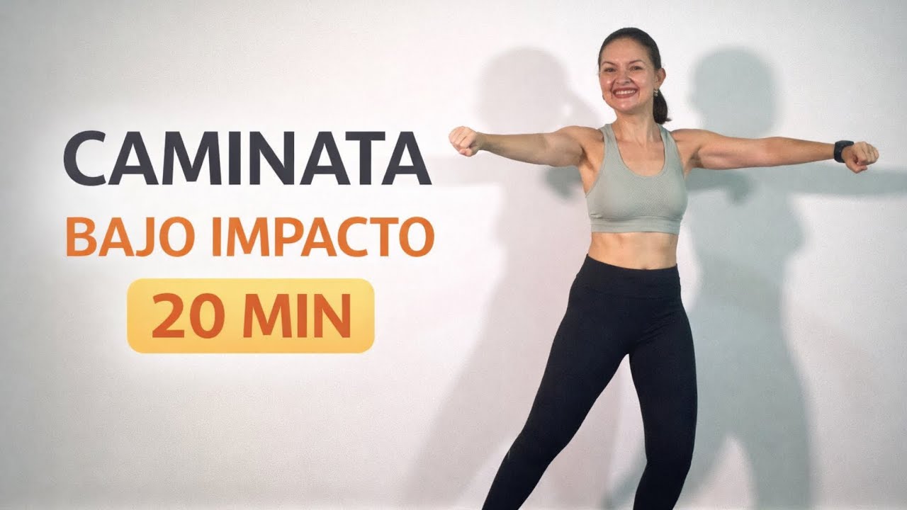 Caminata en Casa 20 Minutos | Cardio Bajo Impacto Sin Saltos