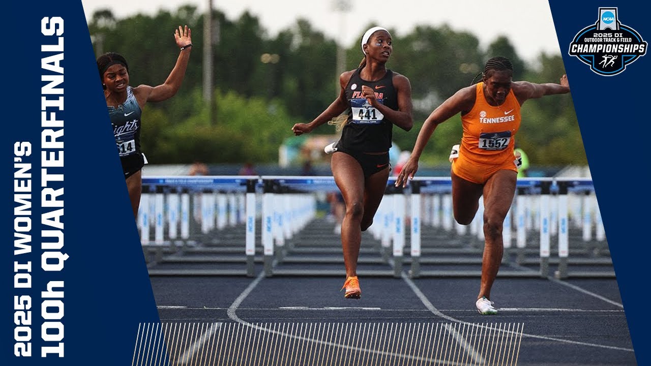 All women's 100 meter hurdles quarterfinals from 2025 NCAA outdoor track and field championships
