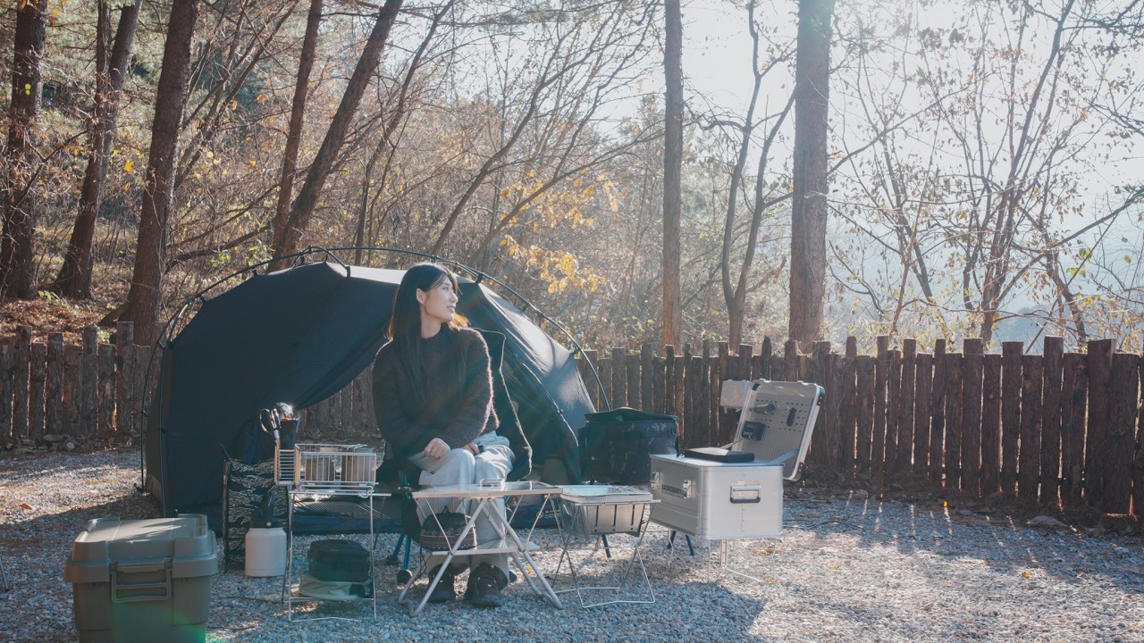 미니멀 가을솔캠 세팅은 이렇게💯 | 브루클린웍스 로이텐트⛺ | 선택적고립 C사이트🦌