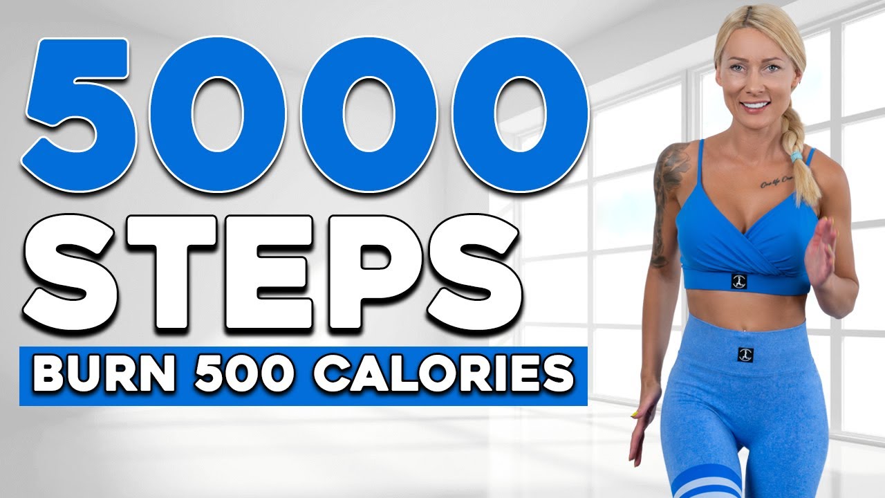🔥5000 STEPS WORKOUT🔥 Beginner Friendly Knee Friendly🔥 No Jumping For Weight Loss At Home🔥