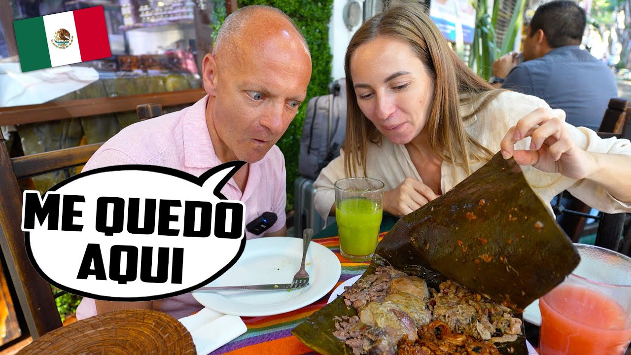 😱 PAPÁ RUSO PRUEBA BARBACOA DE HOYO por PRIMERA VEZ en MÉXICO 🇲🇽