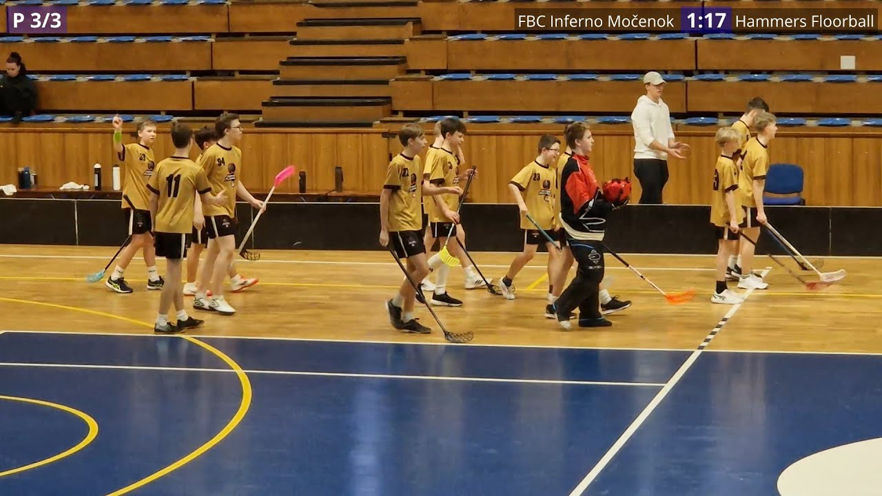 30.03.2025: FBC Inferno Močenok (1:17) Hammers Floorball