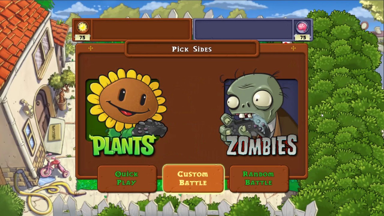 Plants vs Zombie Versus Mode [PS3 Version]