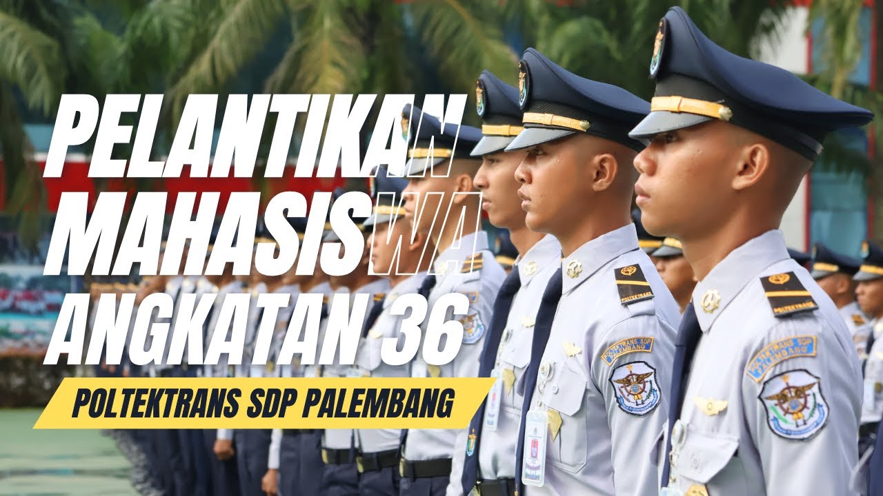 Resmi Dilantik! Inilah Kemeriahan Pelantikan Mahasiswa Angkatan 36 Poltektrans SDP Palembang