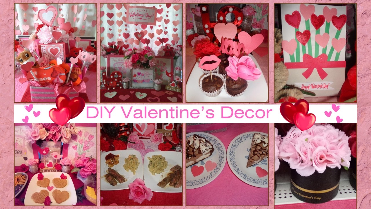 💕Valentine’s Day Vlog 🌹DIY Decorations, Baking,Cooking & Store Finds💕