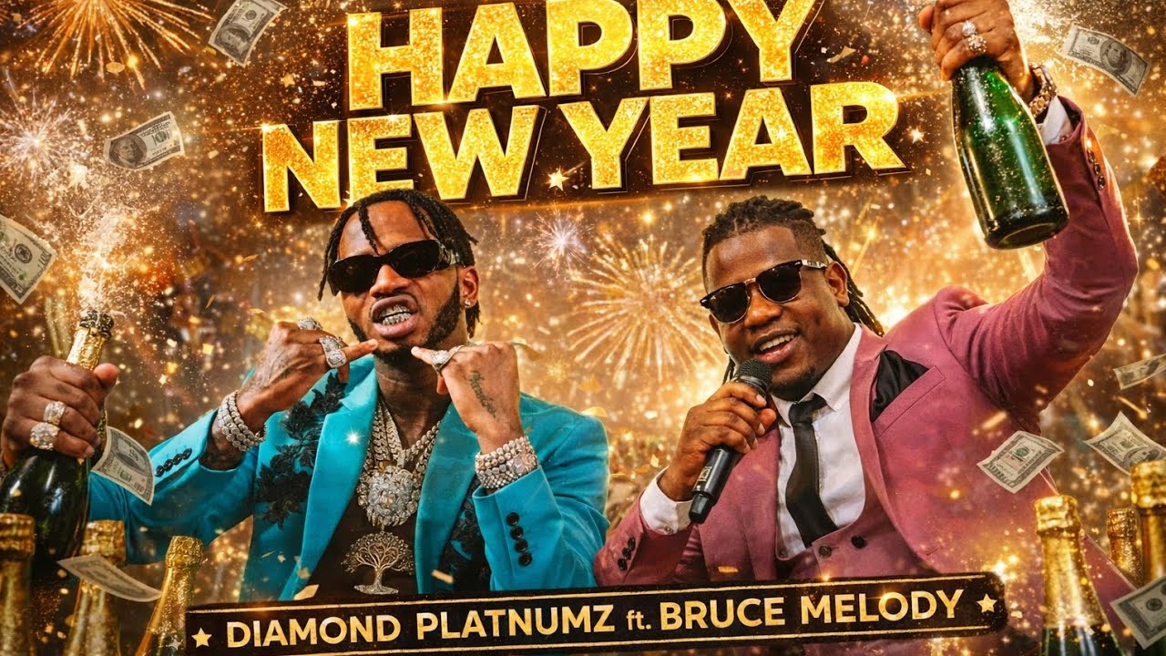 Bluce melodie feat Diamond platinumz HAPPY New year ( Official music video ) 160k 1080HD