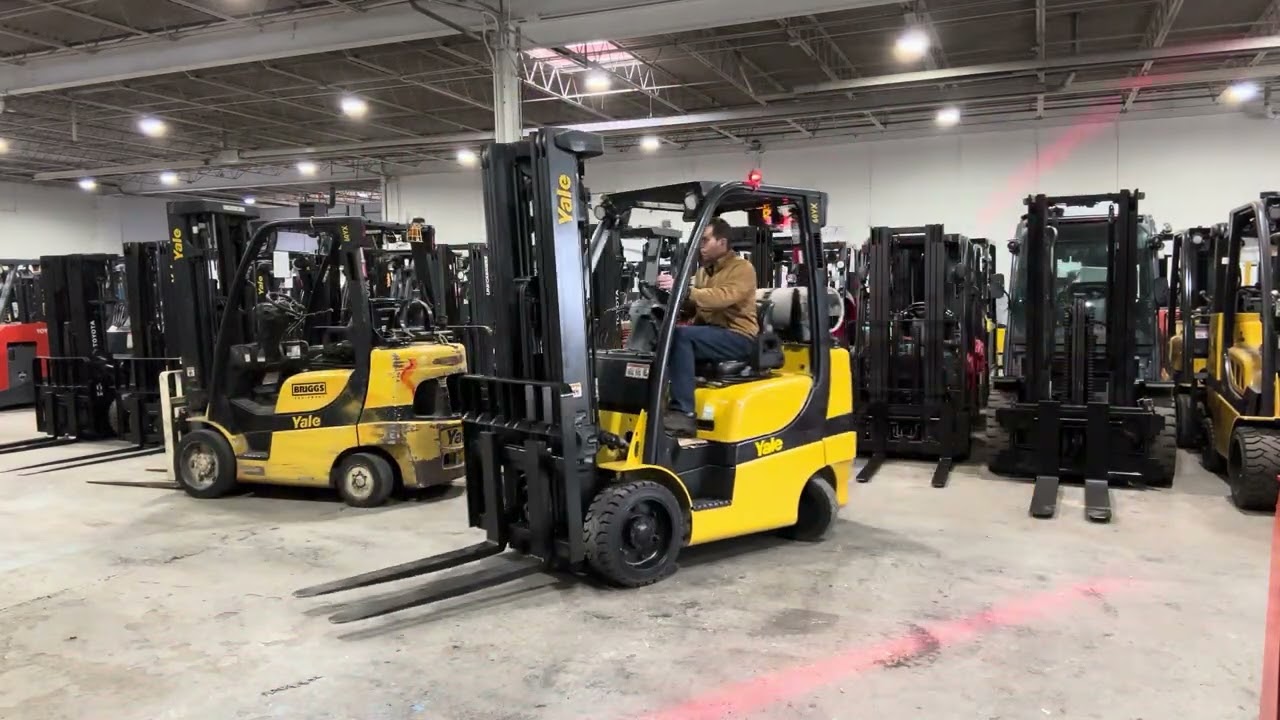 2020 Yale GLC060VX 6000lbs Used LP Gas Forklift - U2532U