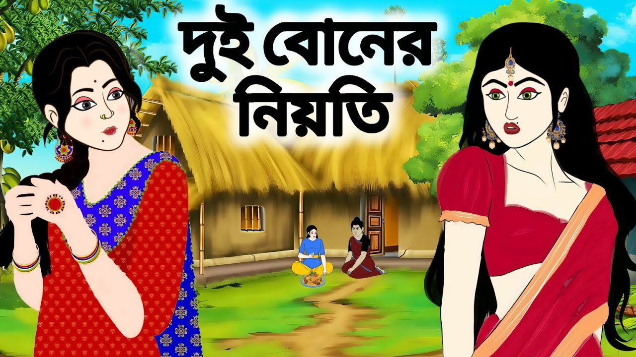দুই বোনের নিয়তি।।বাংলা নতুন কার্টুন।।