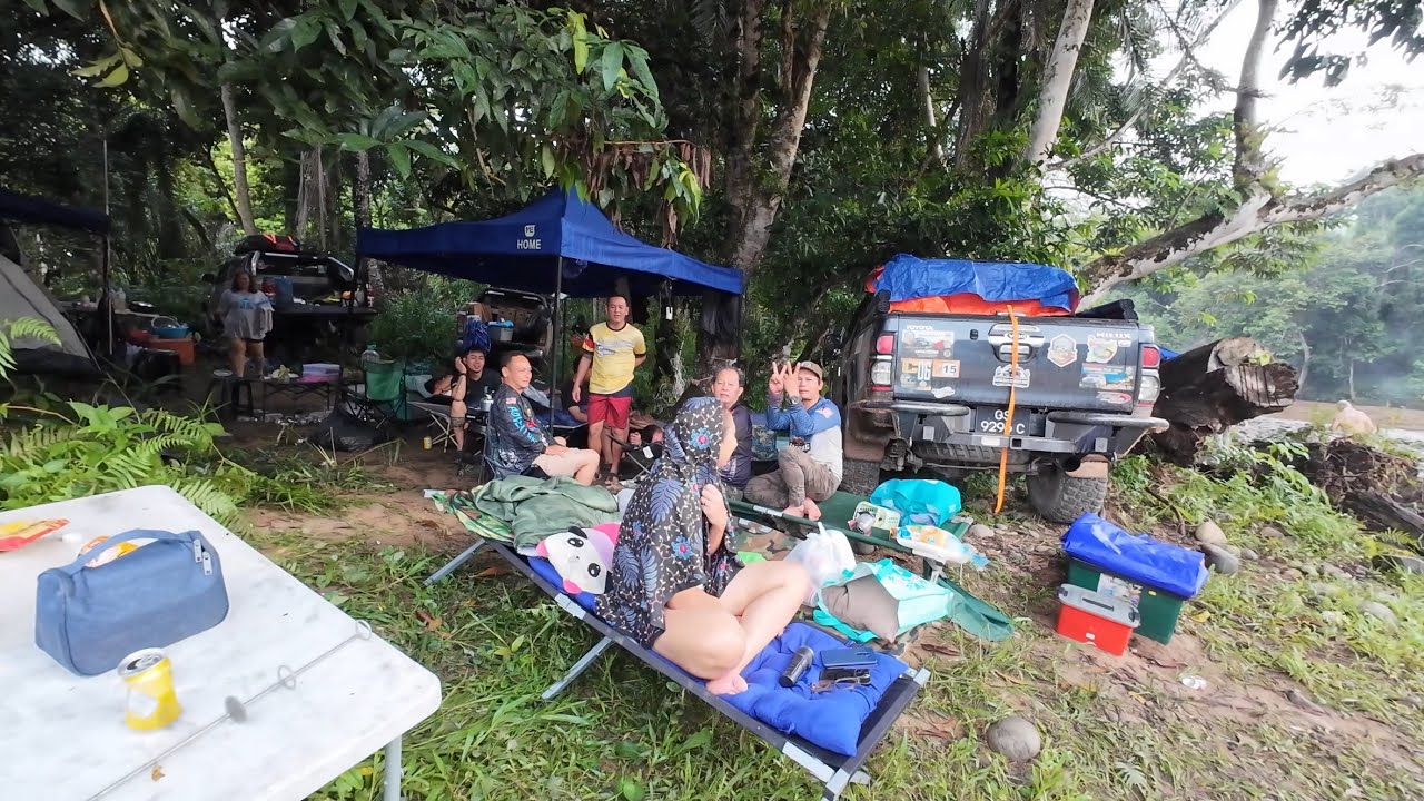 CAMPSITE KENA BAH TUNGGAL,BABI 40KG HANYUT //