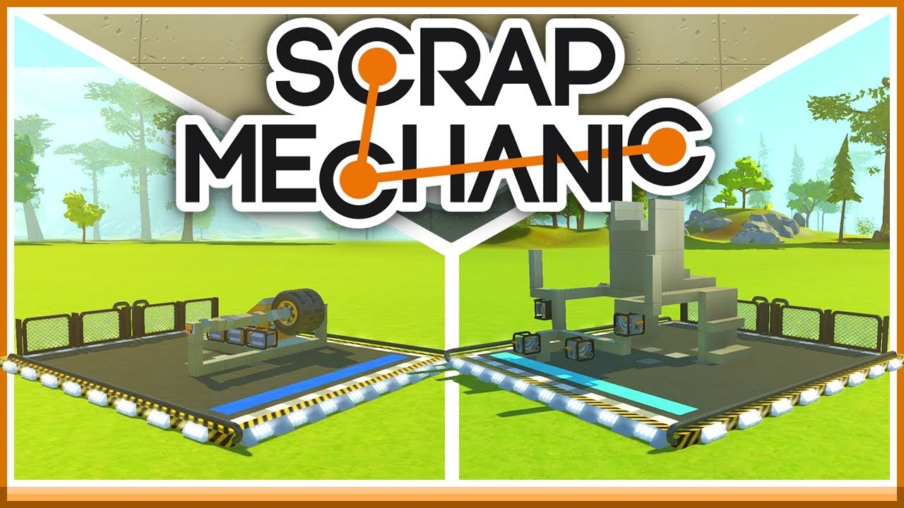 PERSON-KATAPULT! - Scrap Mechanic Tävling med Toffe!