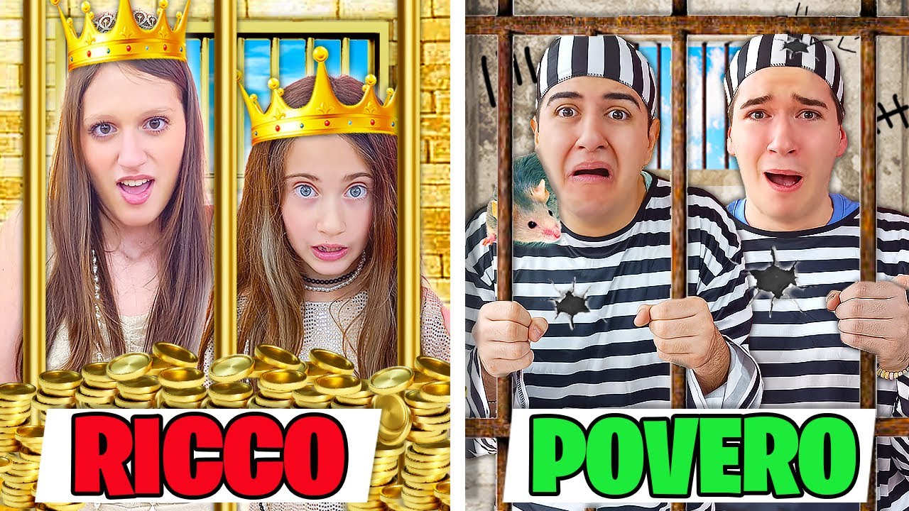 RICCHI VS POVERI IN PRIGIONE CON I NOSTRI AMICI!