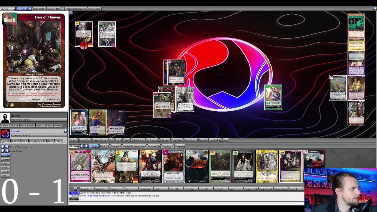 Jaddua Takes Two Arrows | LGP25 R4 vs Chad | Redemption CCG Gameplay