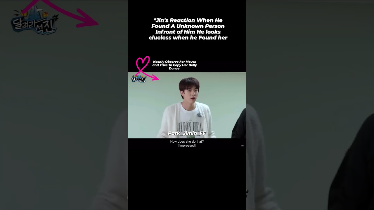 Jin's Reaction When He Found A Belly Dancer Infront of Him🤣🤣🤣