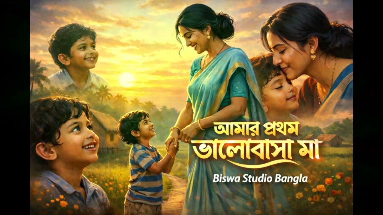 তুমি আমার প্রথম ভালোবাসা মা// Tumi Amar Prothom Valobasa Ma//মায়ের ভালোবাসা// Biswa Studio Bangla 