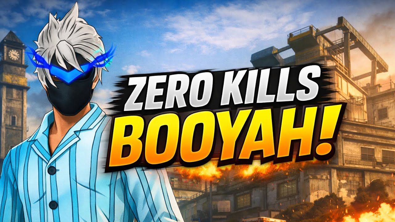  Playing Free Fire with ZERO KILLS Challenge ?! Zero Kill Survive Without a Single Kill?