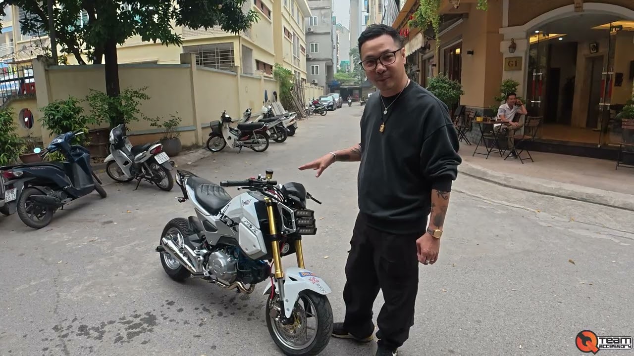 HONDA MSX SF ĐỘ STYLE LÙN NHẸ NHÀNG VÀ CÁ TÍNH DÀNH CHO ANH CHỊ EM BIKER CÓ CHIỀU CAO 1m55 l QTEAM
