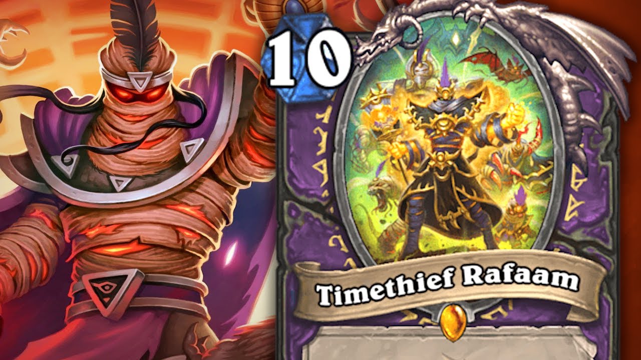 Timethief Rafaam, the coolest card in Hearthstone history!
