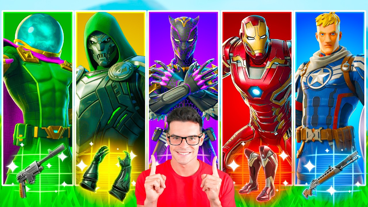 RETO *RANDOM* MARVEL BOSS en Fortnite! 😱 (Capítulo 5)