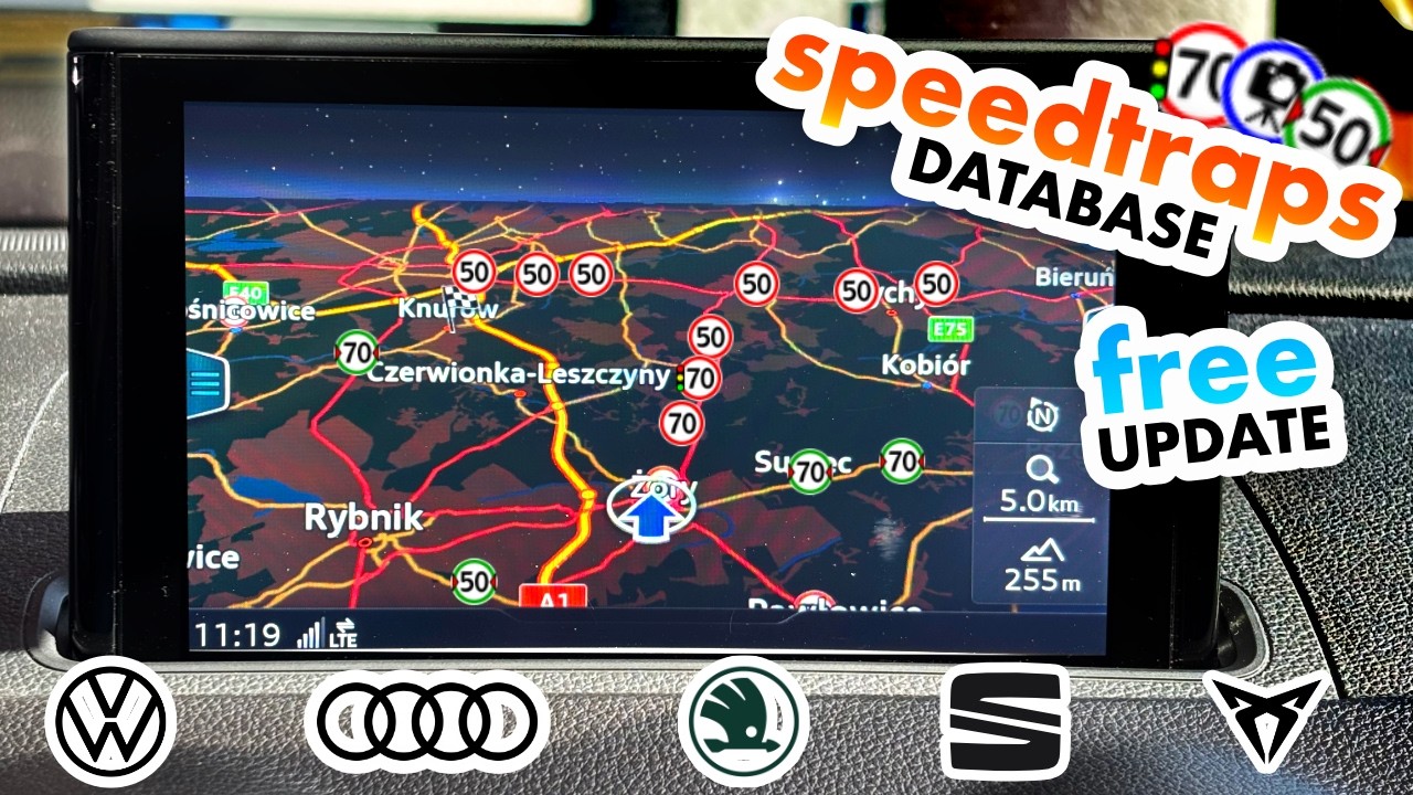 Speedtraps for VW & Audi navigation (MHI2 free download)