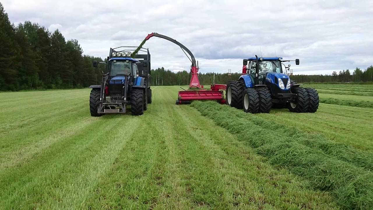 Pukaralammin tilan rehuntekoa / Koneurakointi J. Pukaralammi