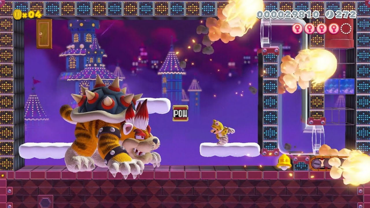 [マリオメーカー2] 巨大ボス5連戦! (5 boss battles - [Super Mario Maker2])