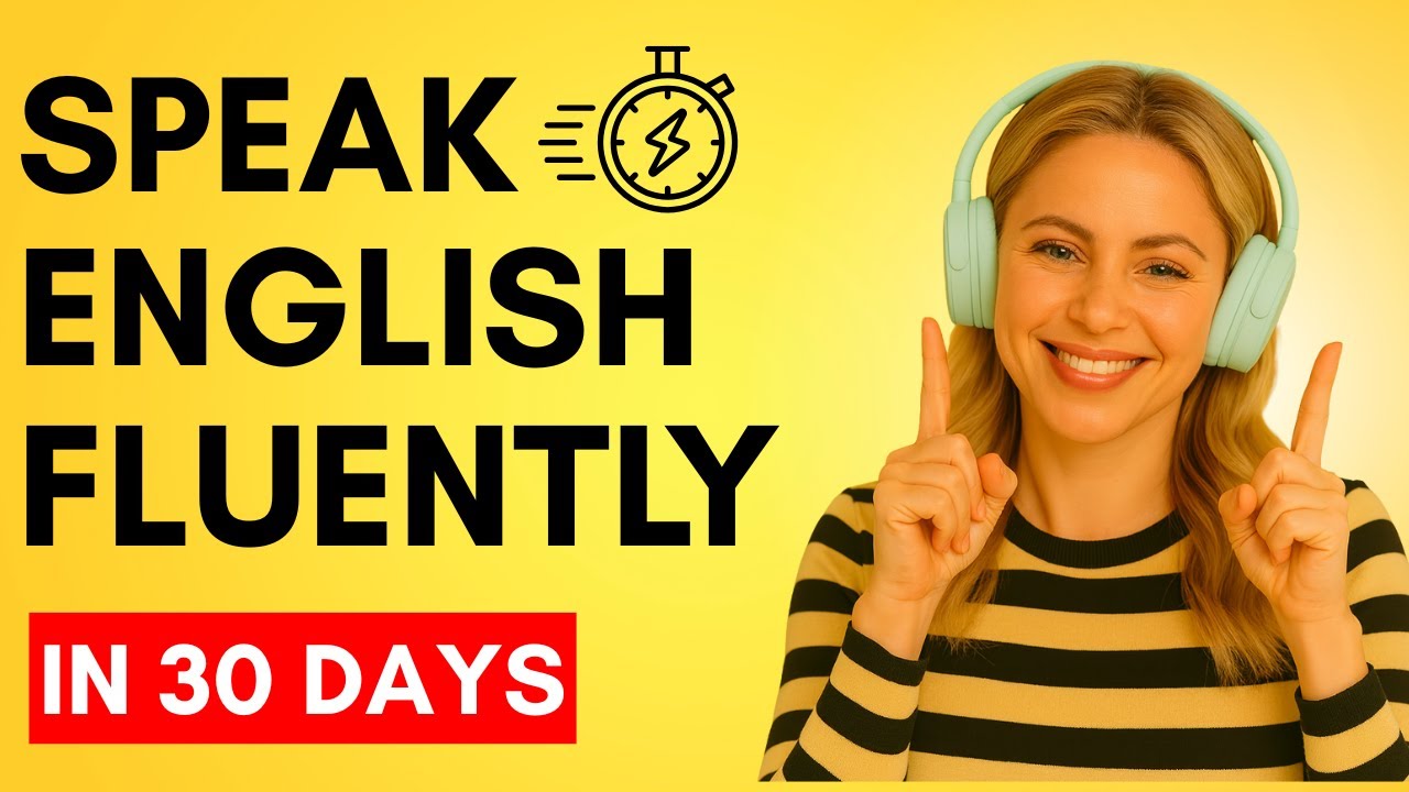 Learn to Speak English Fluently in Just 30 Days | Daily English Speaking & shadowing Practice