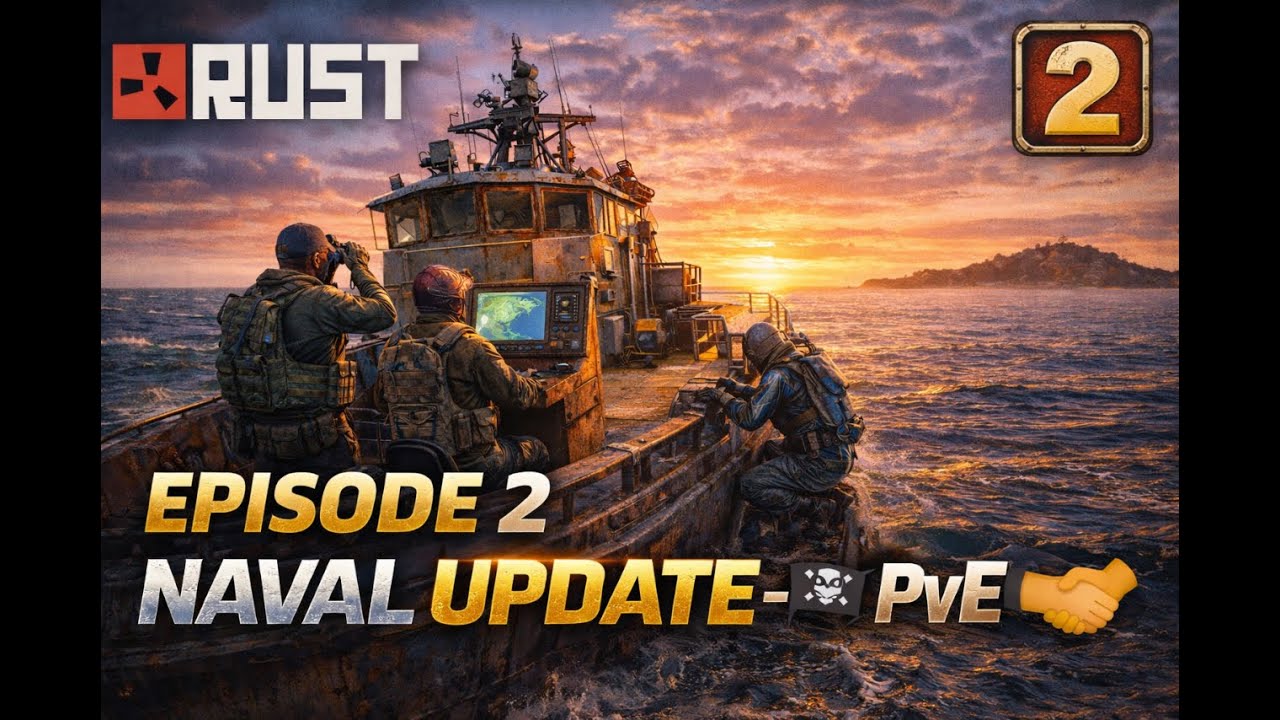 No PvP, Just Progress 😌⚓ Rust Naval Update Ep. 2
