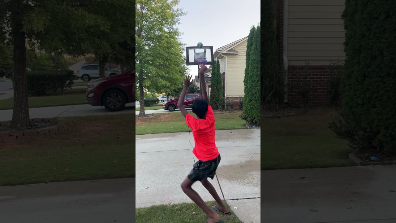 Mastered the glitch shot #basketball #glitchhop #dunks