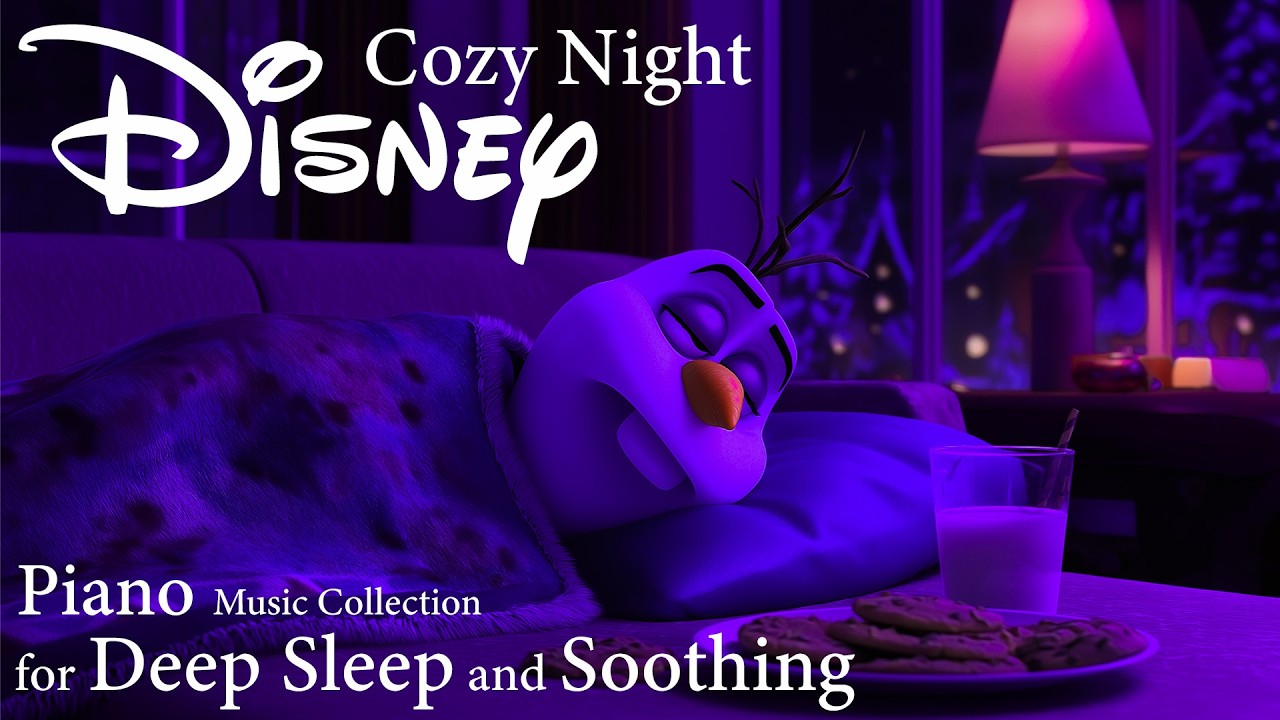 Cozy Night Disney Piano 🌙🎹 | Live Sleep Music for Deep Rest & Gentle Dreams
