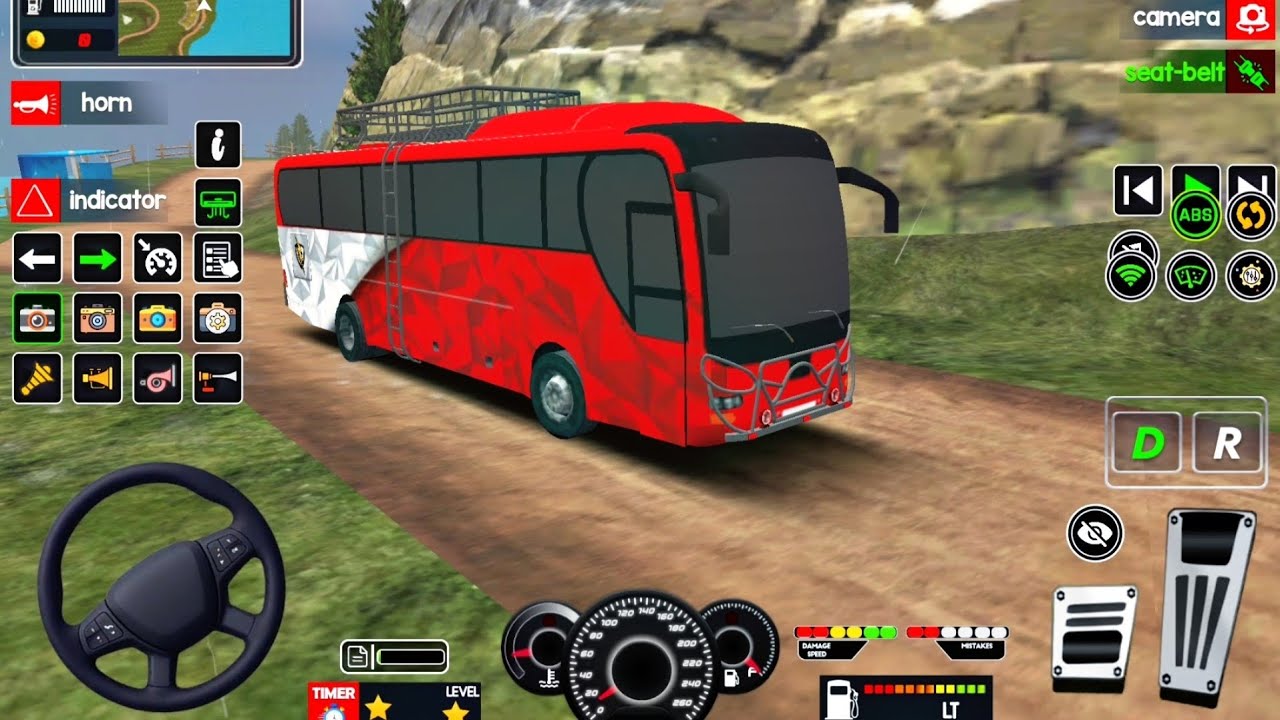 Euro Coach Bus Driving In Public Simulator Game : Euro Coach Bus Simulator : Android Gameplay