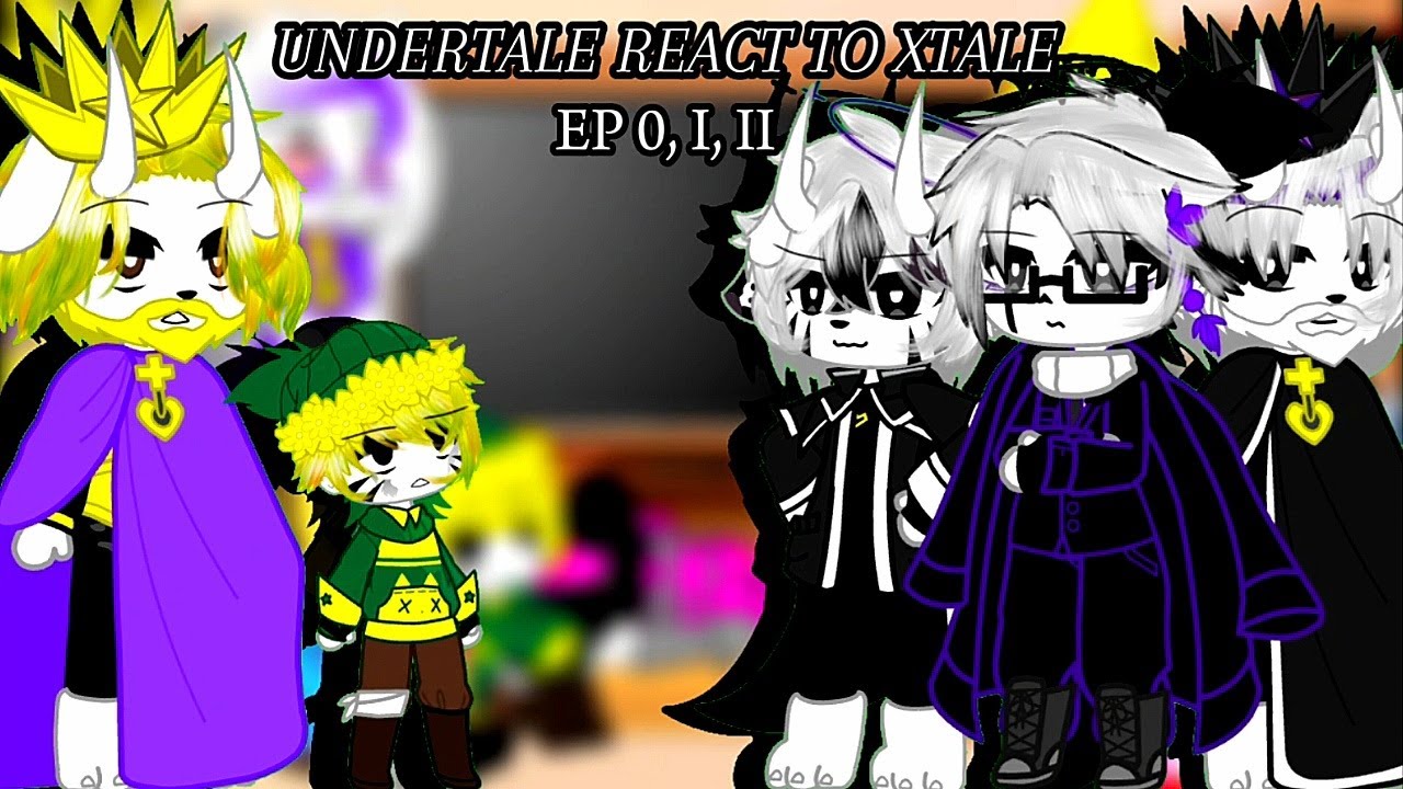 Undertale React To Xtale 0, Xtale I, Xtale II | Gacha Club