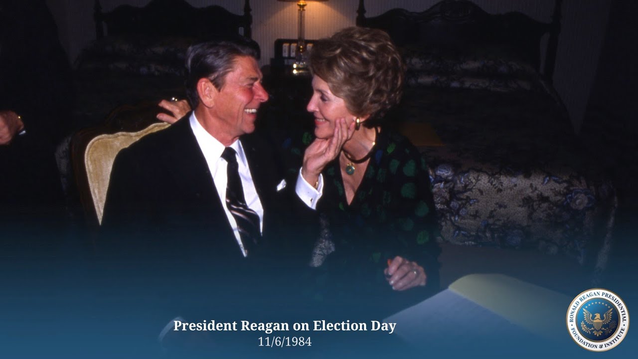 President Reagan on Election Day 11/6/1984