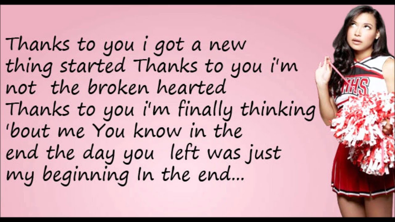 Glee - What Doesn't Kill You (Stronger) (lyrics) - HD