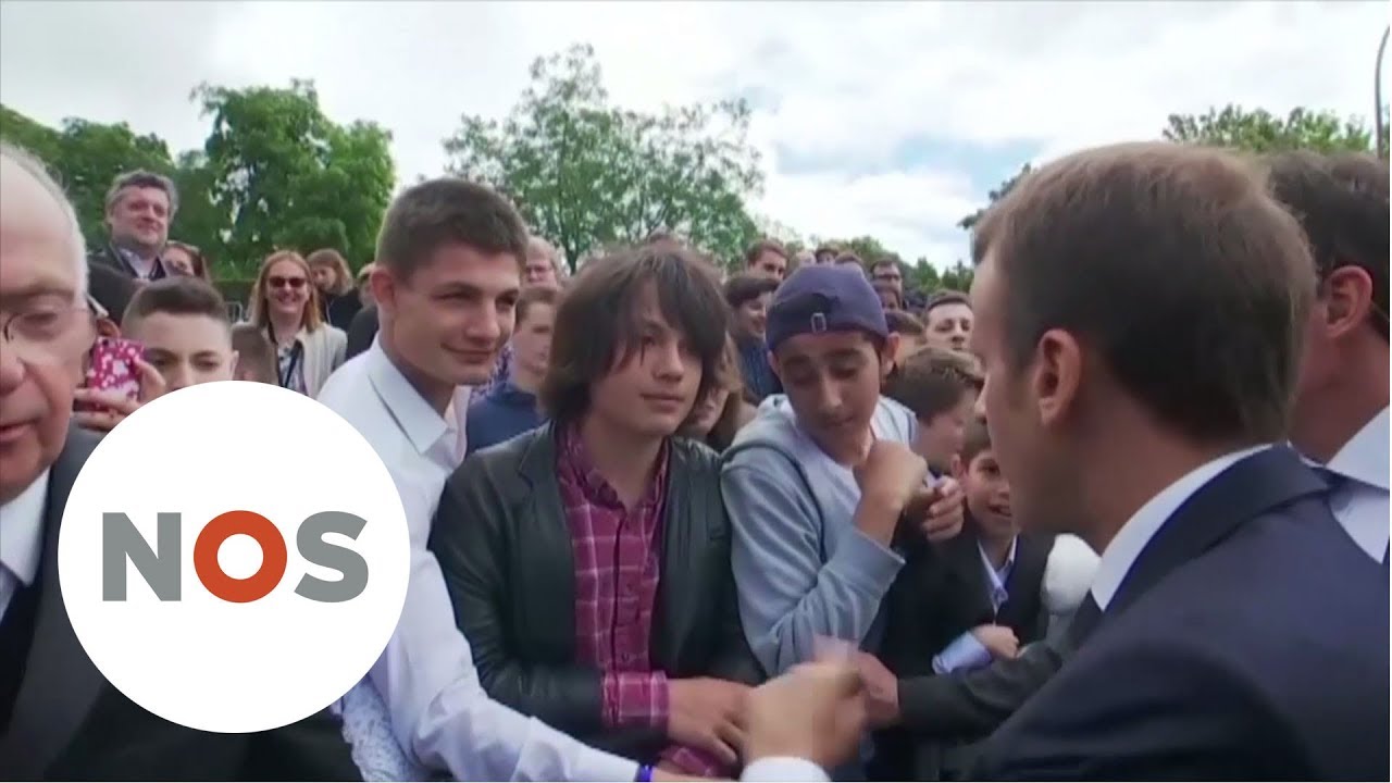 MACRON: 'Noem mij president, geen 'Manu''