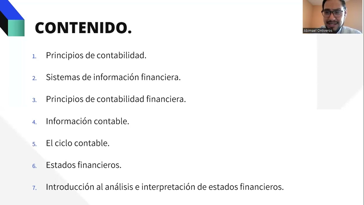 Clase 1 - Contabilidad financiera I y II
