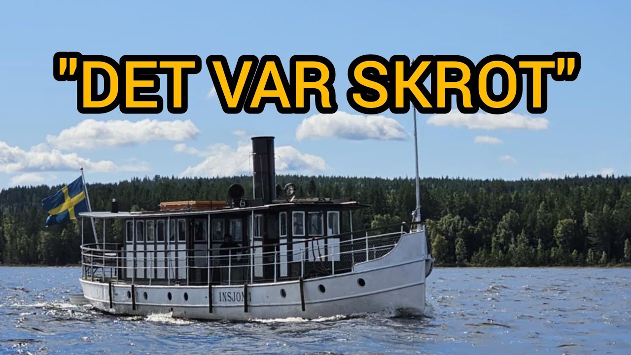 Gör klart Ångbåten inför vintern (Blåser pannan!)