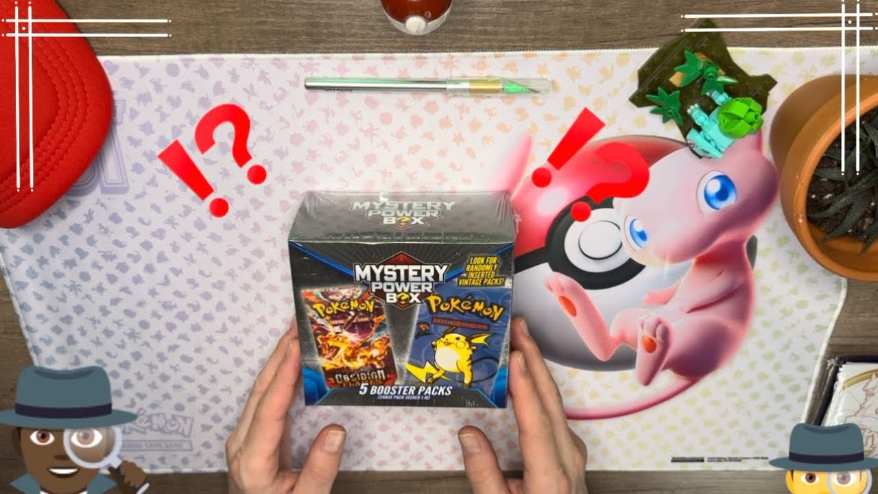 ASMR Pokemon TCG Unboxing ⁉️Mystery Power Box 📦- ( Whispered )