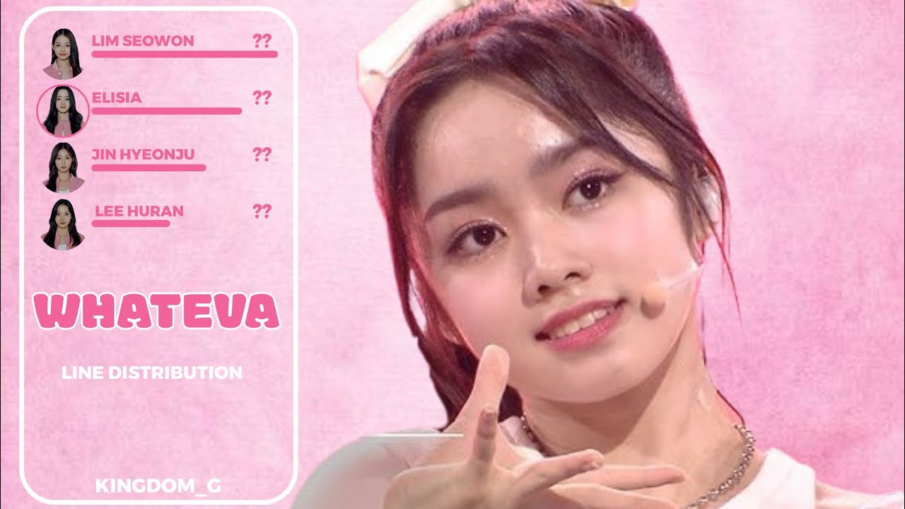 [UNIVERSE TICKET] -WHATEVA-《 Line Distribution 》