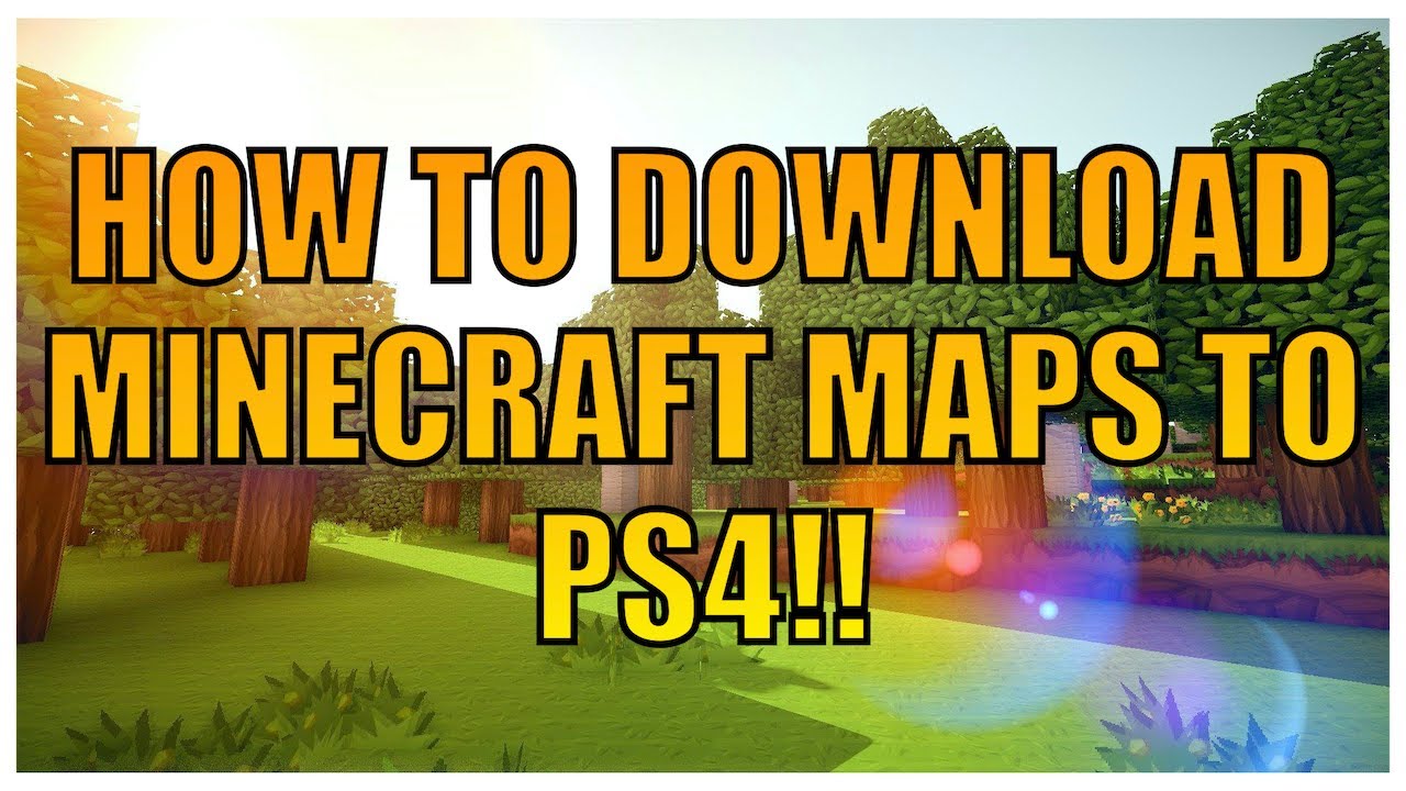 Как загрузить карты Minecraft PS4 на PS4!!