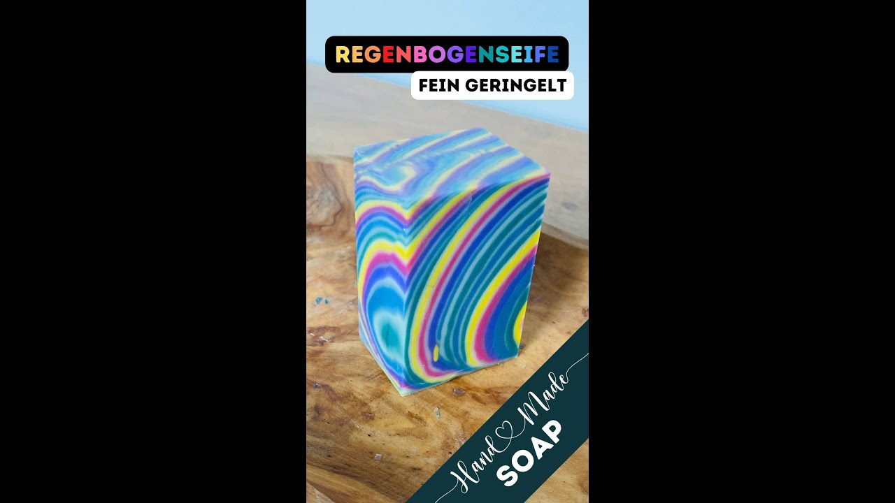 Regenbogenseife selber machen - Rainbow Soap - Tutorial by Diane Schmid