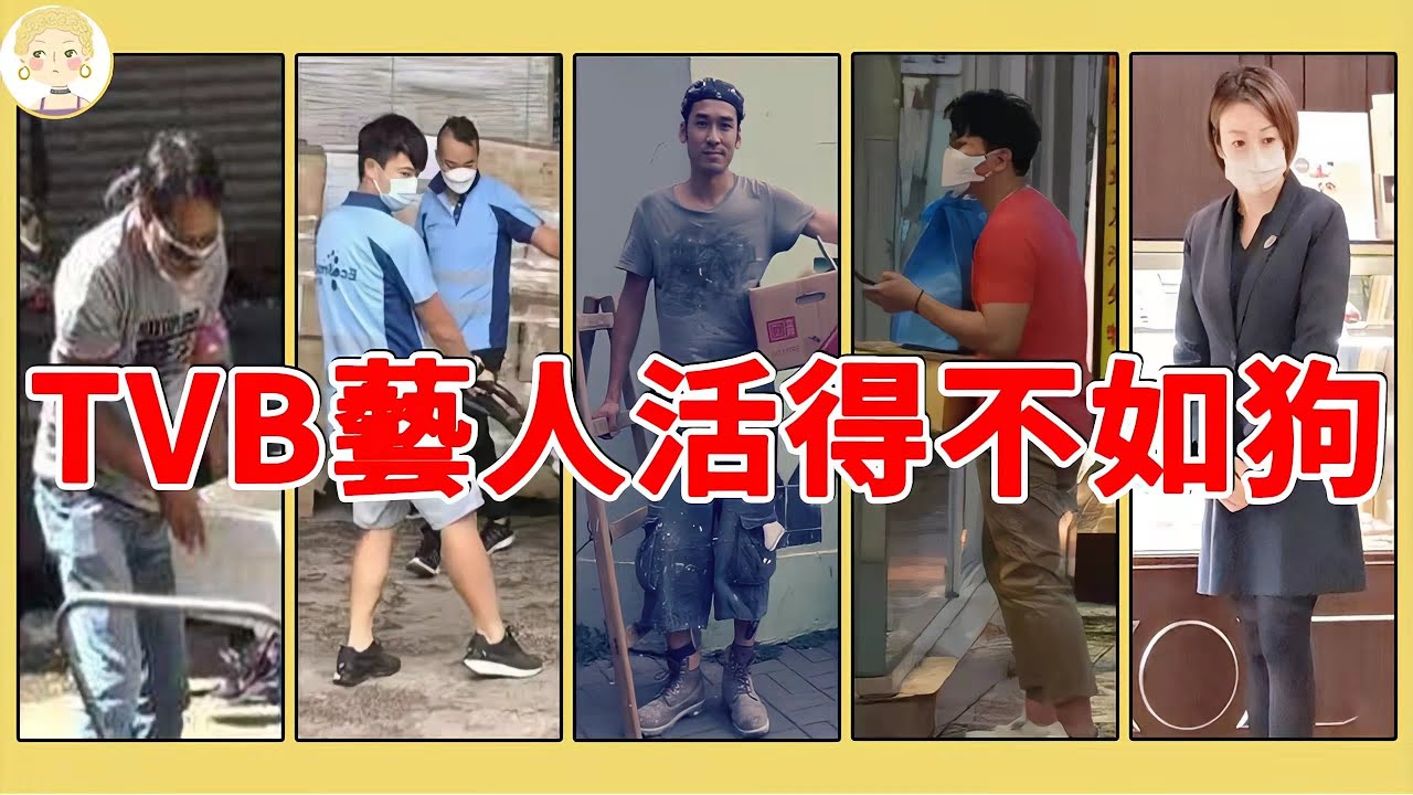 窮途末路？ TVB藝人月薪不如外賣員，有人兼職賣魚郎有人割膽省藥費 #一隻細細粒 #劉錦玲 #古明華 #李中寧 #黃峻鋒 #黃文標 #趙樂賢